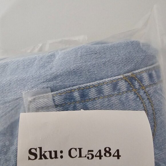 Levis Wedgie Jeans Women 24‎ (Fits 23x26) Blue Skinny Button Light Wash Denim - Picture 15 of 15